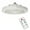 White, variant on Ceiling Fan with Light Modern with Remote Control Smart LED Dimmable Lighting Indoor Low Profile Ceiling Fan Flush Mount