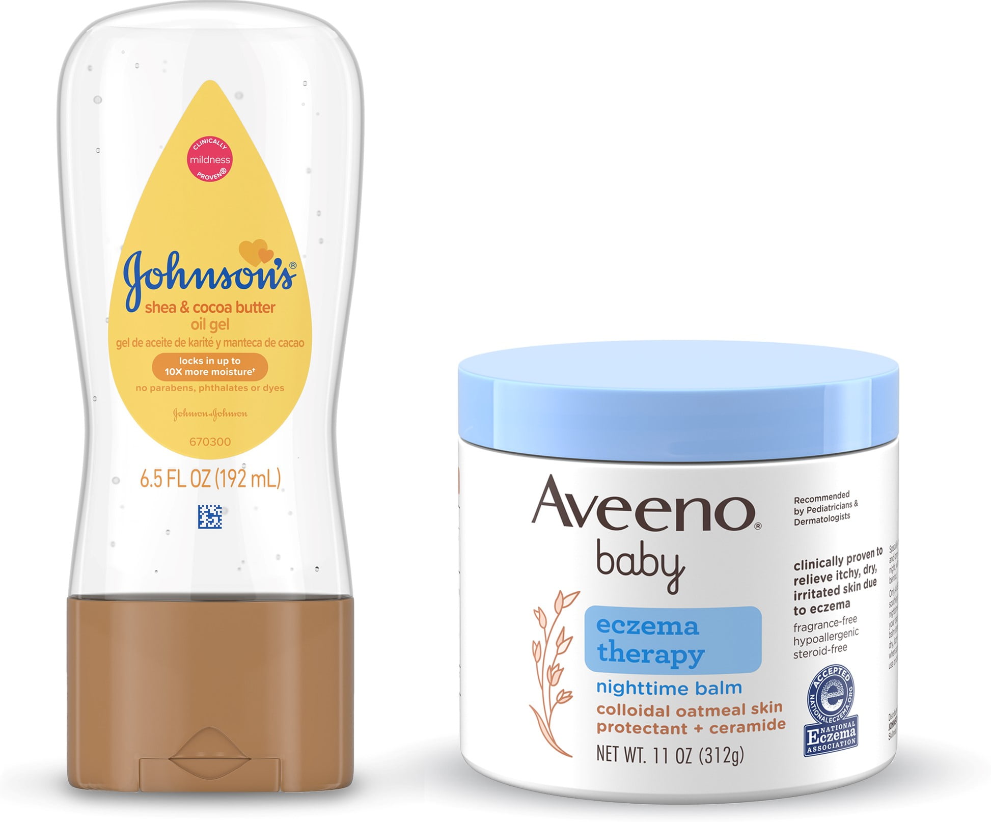 6 Pack The Moisture Bundle Johnson s Baby Oil Gel Aveeno
