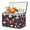 Color 2, variant on Jiaoprinted Pavilion and Mountains Large Toy Storage Box with Lid and Divider, Chinese Ink Landscape Foldable Toy Storage Organizer, Stackable Storage Container Home Organization, 85L