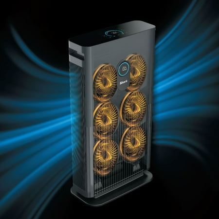 Shark - Air Purifier 6 With Anti-Allergen HEPA Filter Advanced Odor And Fumes Lock, 1,200 sq. ft., Smart Sensing Open Box