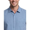 thumbnail image 6 of Havanera Men’s & Big Men’s Floral Jacquard Short-Sleeve Button-Down Resort Shirt, Sizes S–5XL, 6 of 8