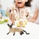 thumbnail image 2 of Figura de gato escultura de gato realista de gato pequeña figura de gato escritorio adorno de gato figura, 2 of 5