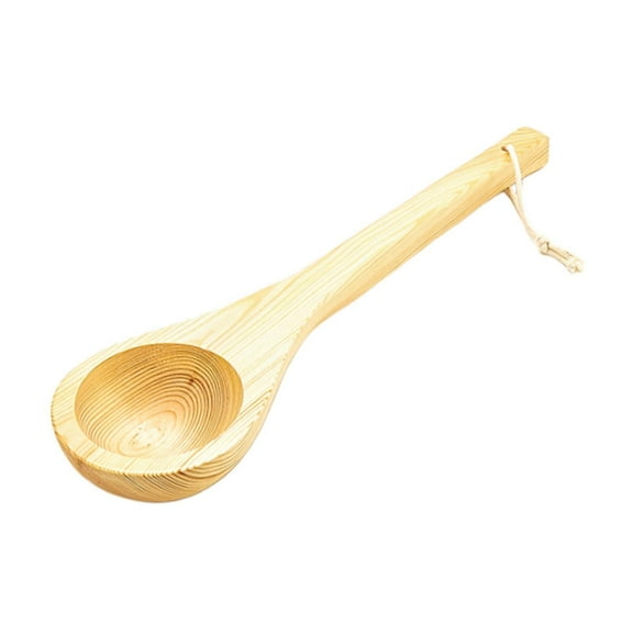 CarpNettore Sauna Accessories,Portable Outdoor Steam Sauna Tools,Ergonomic Handle,Sauna Room Ladle 36cm