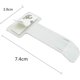 thumbnail image 4 of Soporte de tickets de estacionamiento, 5 uds. transparente para parabrisas de coche, soporte de clip de coche transparente, clip de aviso compatible con portatarjetas de coche Afortunado Sencillez, 4 of 5