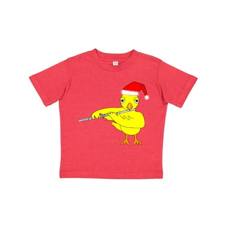 

Inktastic Santa Cap Flute Chick Gift Toddler Boy or Toddler Girl T-Shirt
