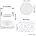 thumbnail image 3 of Double-Head Clear Nail Art Stamper, Clear Silicone Stamping Jelly and Scraper Transparant Crystal Nail Art Silicone Stamping Tool Kit Professional Manicure, 3 of 8