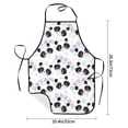 thumbnail image 2 of Pofeuu Panda Bear1 Print Aprons with Pockets, Cute Aprons for Kitchen, Cooking, Server, Barber, Chef Apron, 2 of 7