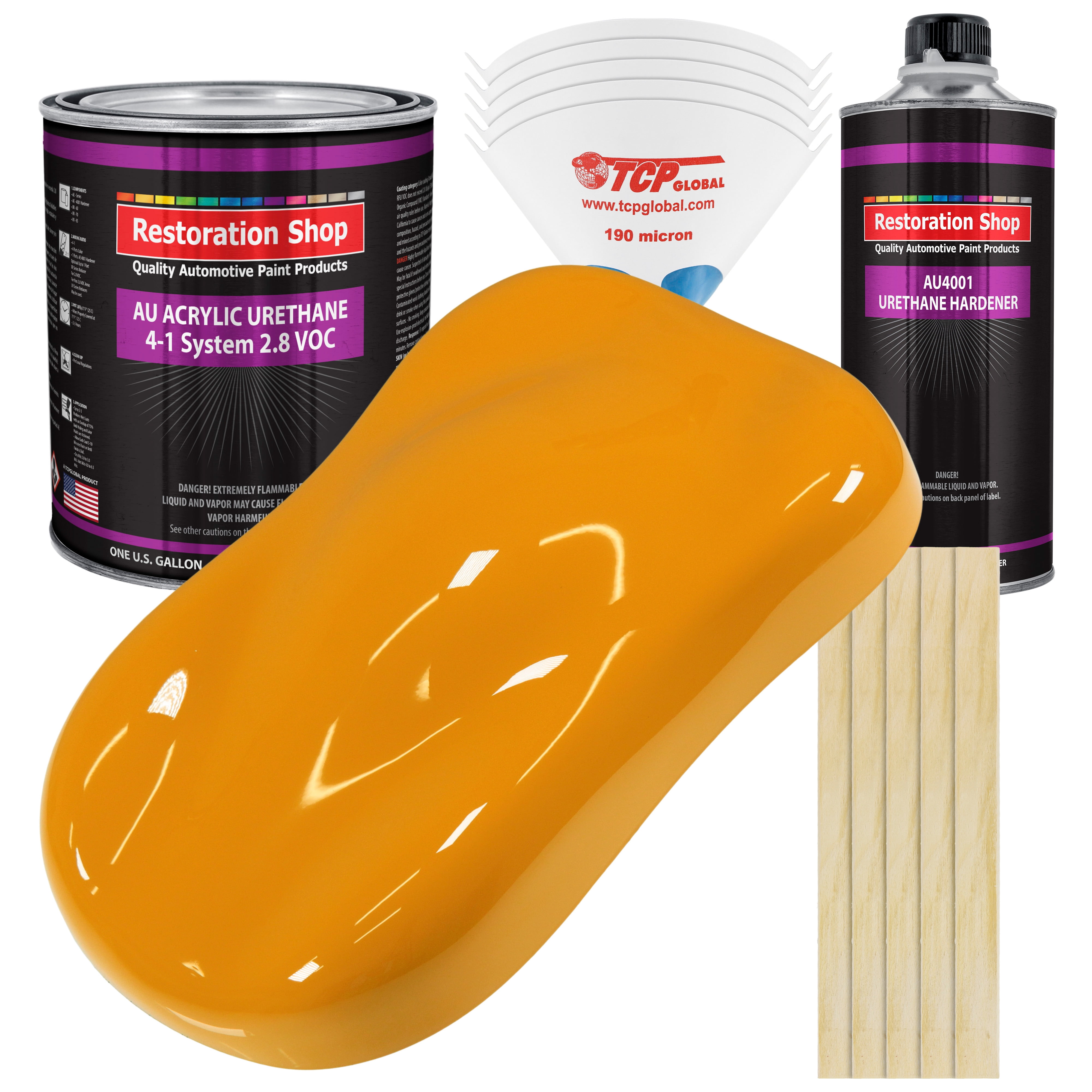 Restoration Shop School Bus Yellow Acrylic Urethane Auto Paint Complete