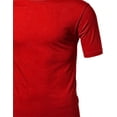 thumbnail image 3 of FashionOutfit Men's Basic Solid Various Color Crew Neck Short Sleeves Tee, 3 of 4