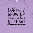 thumbnail image 4 of Inktastic Future Flute Player Music Boys or Girls Baby Bodysuit, 4 of 5