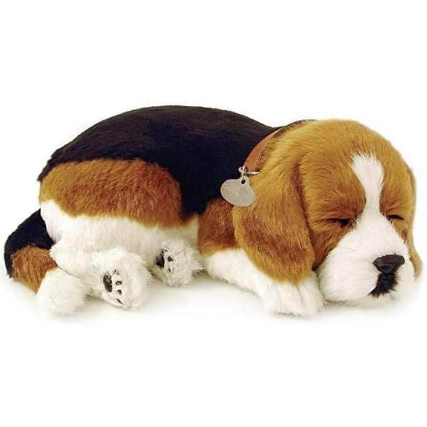Perfect Petzzz Beagle Plush Breathing Puppy Stuffed Dog 