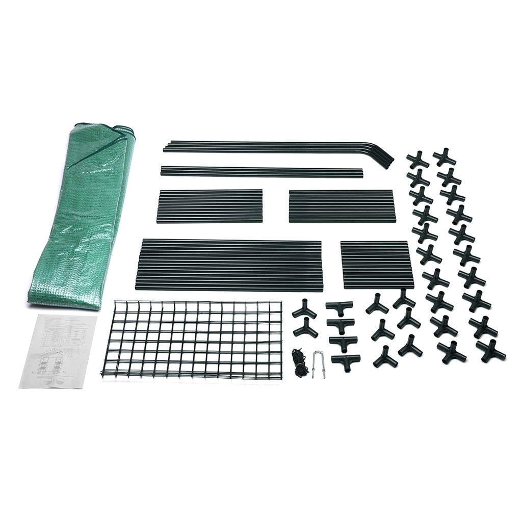 Genesis 61" L x 28" W x 79" H Portable Walk In Greenhouse with Heavy Duty Opaqua Cover