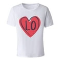 thumbnail image 5 of EQWLJWE Love Heart Graphic Shirts for Men Valentine's Day T Shirt Teen Girls Cute Lover Gift Tee Top, 5 of 5