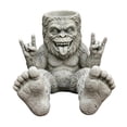 thumbnail image 1 of Maceta de jardín de roca Big Foot divertida, maceta de Big Foot con dedo medio, maceta novedosa de Sasquatch para patio, césped, jardín, interior y exterior, decoración del hogar, 1 of 7