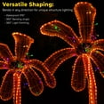 thumbnail image 6 of West Ivory 3/8" (10' feet) ORANGE LED Rope Lights 2 Wire Accent Holiday Christmas Party Decoration Lighting (10', 25', 50' ft option)| ETL Certified, 6 of 8