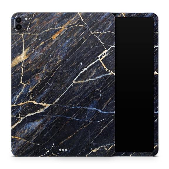DesignSkinz Dark Natural Marble Surface Full-Body Skin Decal Wrap Cover for iPad Mini 6 (A2568)
