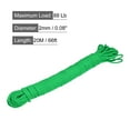 thumbnail image 2 of Polypropylene Rope Braid Cord 20M/66ft 2mm Dia Green for Indoor Outdoor Camping Clothes Line, 2 of 5