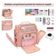 thumbnail image 4 of Qarigey Bolsa de almacenamiento impermeable ligera de tela para viajes y deportes bolsa de viaje impermeable grande Bolsas de mensajero y de hombro Rosa, 4 of 6
