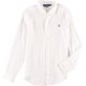 thumbnail image 1 of Camisa de lino Ralph Lauren para hombre blanca grande Botones al frente, 1 of 1