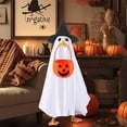 thumbnail image 4 of Gallickan Halloween Porch Decoration, Pumpkin and Ghost Goose Lawn Figure, Spooky Yard and Garden Decor for Fall Holiday Party, White, 4 of 6