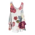 thumbnail image 2 of ICHUANYI Clearance Women's Sleeveless Summer Casual Round Neck Printing Sleeveless Vest Tops Blouse(Red, S) ICHUANYI WER2023081015468, 2 of 5