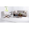 thumbnail image 4 of Unique Loom 3153343 3 ft. 3 in. x 3 ft. 3 in. Davos Shag Square Rug, Ivory, 4 of 5