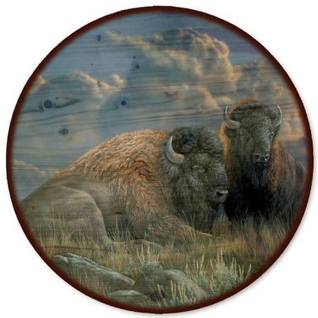 

WGI-GALLERY Distant Thunder Bison Lazy Susan