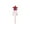 White_26, variant on 9 Inch Long, Glitter Foam Five Pointed Star Plug Stick With Red White Blue Bow, Independence Day Patriotic Party Decoration For Holiday Home Office Shop And Photography Props For