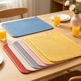 thumbnail image 4 of Microfiber Dish Drying Mat, Pan Bowl Cup Dry Matter Cup Mat, 15.7 x 11.8 Inch Absorbent Dish Drying Pad for Kitchen Countertops Sinks Draining Racks Coffee Machine,1Pcs,Blue, 4 of 9