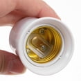 thumbnail image 3 of Adaptador de rosca E27 de 3 piezas que convierte el enchufe estadounidense en un portalámparas E26/E27 Adaptador de portalámparas para bombillas Enchufe de luz enchufable (enchufe estadounidense), 3 of 8