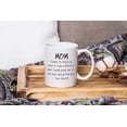 thumbnail image 4 of Thanks For Being My Mom Funny Coffee Mug - Best Christmas Gifts for Mom, Women - Unique Gag Xmas Present for Her from Daughter or Son - Top Birthday Gift Idea for a Mother - Fun & Cool Novelty Cup, 4 of 6
