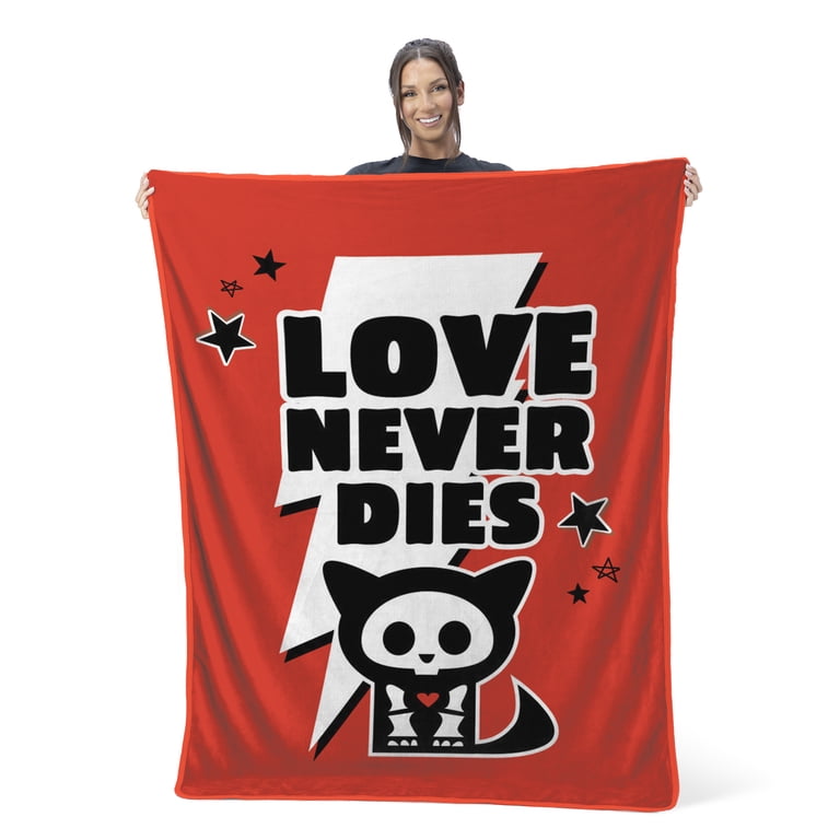 Skelanimals Love Never Dies Silk Touch Throw Blanket 46x60 Inches