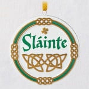 Hallmark Keepsake Christmas Ornament 2020, An Irish Toast Sláinte, Porcelain