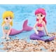 thumbnail image 3 of Figuras de sirena en miniatura de 4 Uds., adornos para tartas de muñeca de sirena, juego de colección de figuras de sirena, decoración de tarta de cumpleaños, 3 of 5