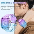 thumbnail image 6 of ZHYW Compatible for Crystal Clear Apple Watch Bands, 45mm 44mm 42mm 41mm 40mm 38mm Bumper Case for Men Women Jelly Sport Case Band for iWatch Ultra 2/1 Series 9 8 7 SE/6 5 4 3 2 1, 6 of 13