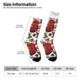 thumbnail image 2 of Cauagu Chicken Print Crew Socks for Women and Men,Adult Athletic Running Socks 1-Pair Sports Socks Work Gear Socks with Moisture Wicking, 2 of 6