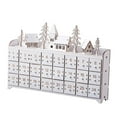 thumbnail image 1 of Christmas Advent Calendar 24 Day Drawers Handmade 15x10.6x2inch White Color, 1 of 9