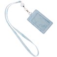 thumbnail image 4 of 1 Set ID Badge Holder Retractable ID Card Holder Hanging Badge Reel Water-resistant Card Cover, 4 of 7
