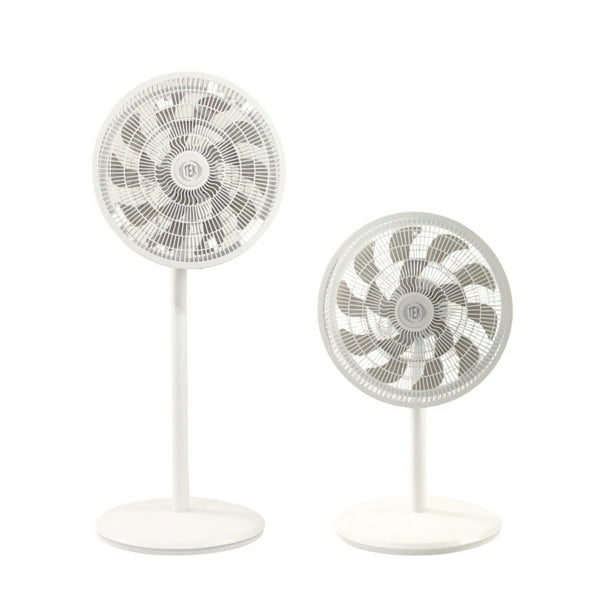 Ventilador 2 en 1 Tek Pie y Escritorio 16 base 15 aspas 98 cm Blanco