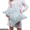 thumbnail image 4 of Ambesonne Blue Fabric by the Yard Upholstery, Raindrops White Navy, 10 Yards, Pale Blue, 4 of 4