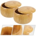 thumbnail image 3 of Go Pièces d'Échecs Conteneur 2 Pcs Bol Rond en Bois Classique 14.5x14.5 Po, 3 of 8