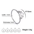 thumbnail image 1 of Deng Anillos de flor de loto hind煤 para mujeres y hombres, banda de boda de acero inoxidable, joyer铆a 茅tnica de moda, amuleto budista, anillo Floral, 1 of 2