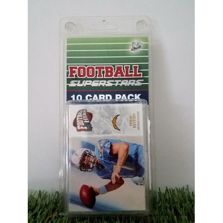 Philip Rivers- (10) Card Pack NFL Football Superstar Philip Rivers Starter Kit all Different cards. Comes in Custom Souvenir Case! Perfect for the Rivers Super Fan! by 3bros