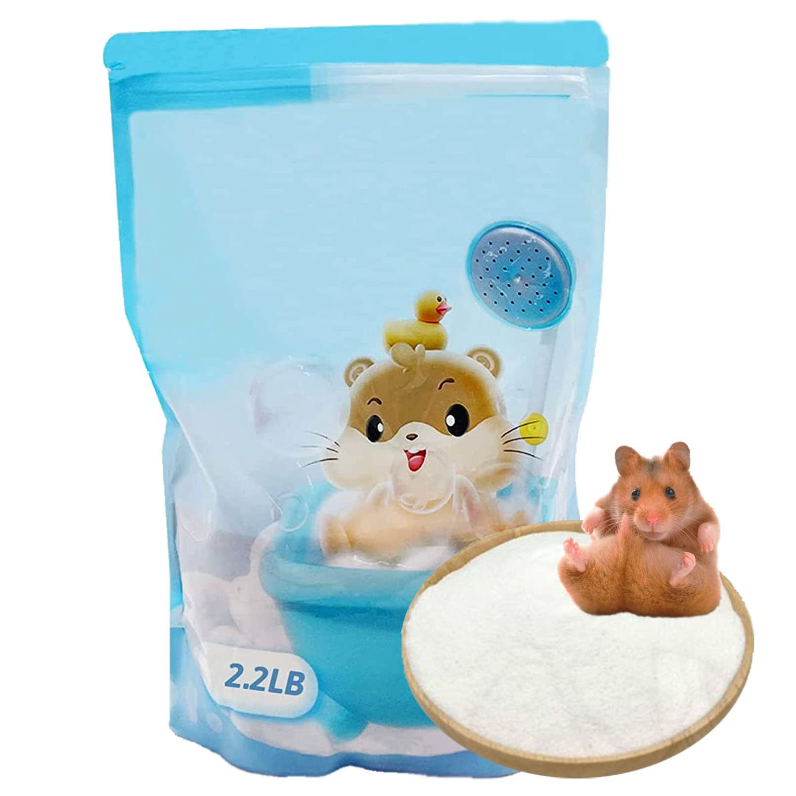 Hamiledyi Hamster Sand Bath Small Animals Sand Clean The Dust Gerbils Bathing Sand for Dwarf