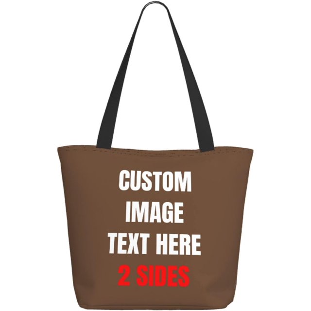 Custom Tote Bag With Logo Photo, Custom Bag, Personalized Shopping Bags Reusable Grocery Bags Bulk For Work Travel Gifts