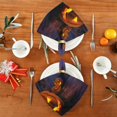 thumbnail image 4 of GZHJMY Halloween Pumpkin Cloth Napkins Set of 6,Reusable Washable Polyester Dinner Table Napkins for Kitchen,Dining,Restaurant,Party Decoration, 4 of 7