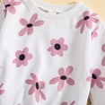 thumbnail image 6 of URMAGIC Toddler Baby Girl Fall Winter Clothes Kids Long Sleeve Pullover Sweatshirt Top and Pants 2PCS Outfits Set, 6 of 10