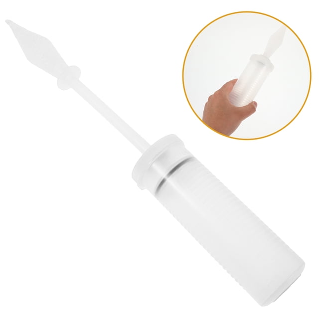 KONTONTY Transparent Balloon Pumps Portable Design for Kids and Adults at Home 1Pack