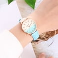 thumbnail image 3 of Resicozy Watches for Women Classic Quartz Watch with Leather Strap Vintage Small Face Round Watches Birthday Gift for Ladies Sky Blue, 3 of 5