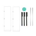 thumbnail image 1 of 2 Pack Monitor Memo Whiteboard,Magnetic Sticky Note Holder Dry Erase Board for Computer with Self-Adhesive Metal Strips, 1 of 5